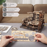 DIY 3D Wooden Puzzle Model Kits to Build "Marble run" 4 models
