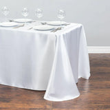 Rectangle Satin Tablecloth Wedding Christmas Events Banquet Table set 3