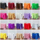 Rectangle Satin Tablecloth Wedding  Decoration, party Birthday Events