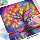 5D DIY  Full Square/ Round  Drill AB Diamond Painting "Colourful Tree Landscape"