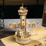 DIY 3D Wooden Puzzle Model Kits to Build "Music box planes"