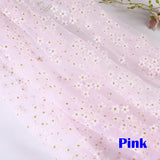 150cm Small Plum Blossom Tulle Soft Flower Floret Mesh Fabric for Party Decoration