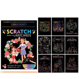 Children Scratch Art Painting Set Magic Rainbow Colors for children