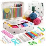 53 pc Novice DIY Crochet Kits For Beginners and Multi-color Storage box