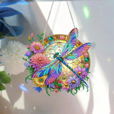 5D DIY Diamond Painting Special Shape Drill Art Hanging Ornament "Crystal Dragonfly"