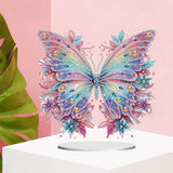 DIY Acrylic Diamond Art Painting Ornament Special Shape "Butterfly"