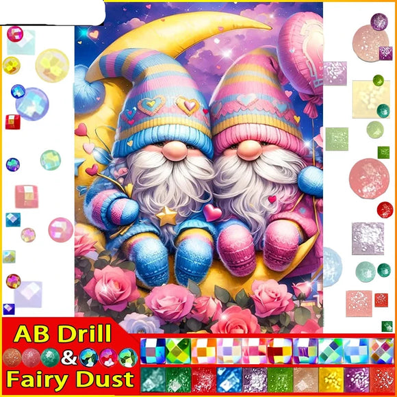 5D DIY Diamond Embroidery Full Square/round Fairy Dust AB Full Diamond painting 