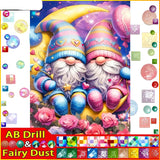 5D DIY Diamond Embroidery Full Square/round Fairy Dust AB Full Diamond painting "Gnomes"