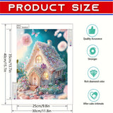 5D DIY Diamond Painting Special Shape Drill "Fairy House Landscape"