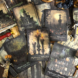 20pcs Vintage Mysterious Darkness Decor  Material Paper Junk Journal DIY scrapbooking