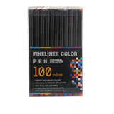 12/24/36/48/60 Fineliner Color Pen Set Ink Colored 0.4mm Liner Brush Micron for Caligraphy Graffiti Art Marker Pencil Drawing