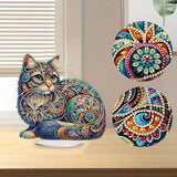 Diamond Painting Special Shape Drill 5D DIY Desk Ornament "Cat"