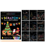 Children Scratch Art Painting Set Magic Rainbow Colors for children