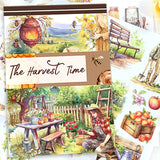 20 Sheets The Harvest day Sticker Book Large Size Junk Journal DIY scrapbooking