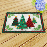 Latch hook DIY rug kit preprinted " 23 various patterns" sizes vary