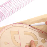 French Curve Soft Patchwork Ruler  Templates DIY Sewing Accessories Tool Kit 6 PCS