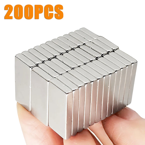 20-200Pcs Super Strong Neodymium Magnets 10/15/20mm X 5/10mm X 3mm N35 NdFeB Block Magnets