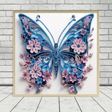 5D DIY Partial Special Shaped Drill Diamond Painting "Butterfly"