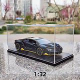 10 Sizes - 1/87 1/64 1/43 1/32 1/24 1/18 Clear Acrylic Car Model Display Box Dust Cover