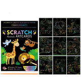 Children Scratch Art Painting Set Magic Rainbow Colors for children