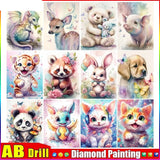 5D DIY Diamond Painting Kits -Full Square / Round Drill "Cute baby Animals"