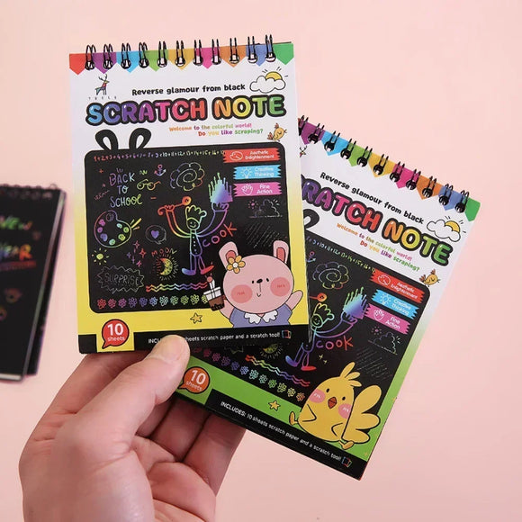 Rainbow Art Paper Rainbow Scratch Paper Children's Art Book