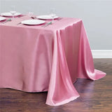 Rectangle Satin Tablecloth Wedding  Decoration, party Birthday Events