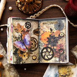 40pcs/pack Vintage Floral Materials Paper DIY Flower Collage Photo Album Junk Journal DIY scrapbooking