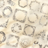 20pcs Weaving Dream Lace PET Stickers Junk Journal DIY scrapbooking