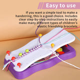 Friendship Bracelet Making Kit Jewelry String Maker Kit DIY Arts and Crafts Toy for Kids