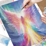 5D DIY  Full Square/ Round  Drill Diamond Painting "Angel Wings"