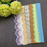 7pcs/Set Lace Cutting Die Decorative Edge Metal Cutting Dies for Scrapbooking card making