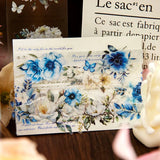 65mm*3m Flowers Tapes Waterproof PET Aesthetic Stationery DIY Diary Journal Scrapbooking