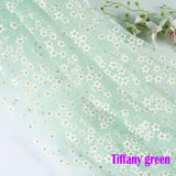 150cm Small Plum Blossom Tulle Soft Flower Floret Mesh Fabric for Party Decoration