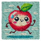 Latch hook DIY rug kit preprinted " 30 Various patterns " approx 30x30