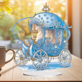 5D DIY Diamond Painting Special Shape Drill Desk Ornament "Crystal Carriage"