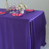 Reusable Satin Tablecloth Wedding Marriage Party Decoration Polyester Table Cloth Set B