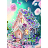 5D DIY Diamond Painting Special Shape Drill "Fairy House Landscape"