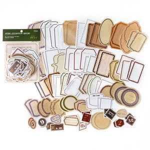 100 pcs Vintage Decorative paper Junk Journal DIY scrapbooking