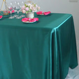 Reusable Satin Tablecloth Wedding Marriage Party Decoration Polyester Table Cloth Set B