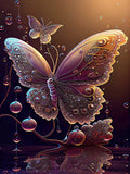 5D DIY Diamond painting full square/ round drill "Butterflies"