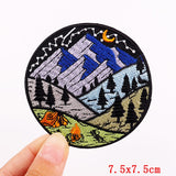 Cartoon Patch Embroidery/Camera Iron On Patches For Clothing Thermoadhesive