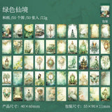 50 pcs Vintage Diy Decor Stickers Junk Journal DIY scrapbooking