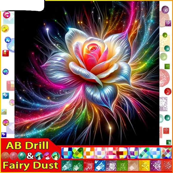 5D DIY Diamond Embroidery Full Square/round Fairy Dust AB Diamond Painting 