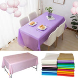 1pc Reusable Tablecloths 137x183cm BPA Free Plastic Dining Table Cover