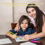 Children Scratch Art Painting Set Magic Rainbow Colors for children