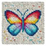 Latch hook DIY rug kit preprinted " 30 Various patterns " approx 30x30