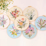 DIY Flower Embroidery Starter Kit for Beginner