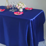 Reusable Satin Tablecloth Wedding Marriage Party Decoration Polyester Table Cloth Set B