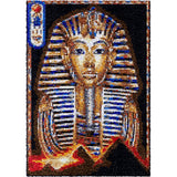 Latch hook DIY rug kit preprinted " Tutankhamen" approx 102x69cm